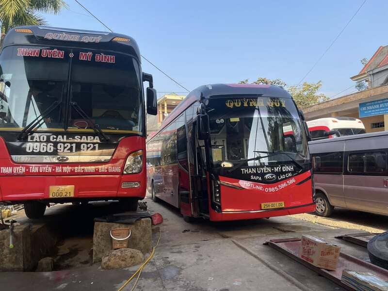 Nhà xe Quỳnh Quý Lai Châu Lào Cai Mỹ Đình Bắc Ninh Bắc Giang