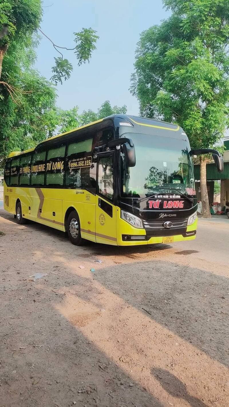 Nhà xe Tứ Long Yên Thành (Nghệ An) Hà Nội sân bay Nội Bài