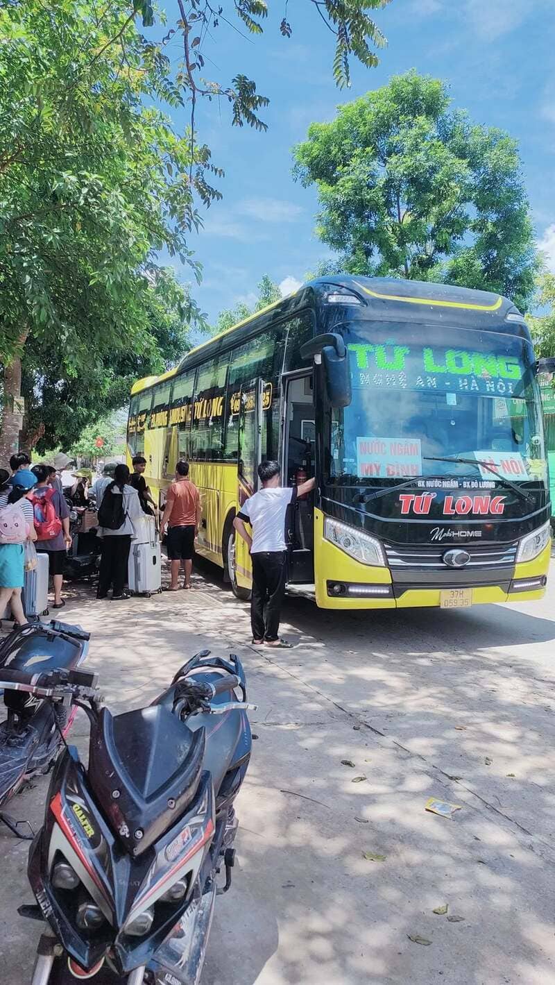 Nhà xe Tứ Long Yên Thành (Nghệ An) Hà Nội sân bay Nội Bài