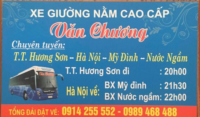 Nhà xe Văn Chương: SĐT số điện thoại, giá vé & lịch trình đi