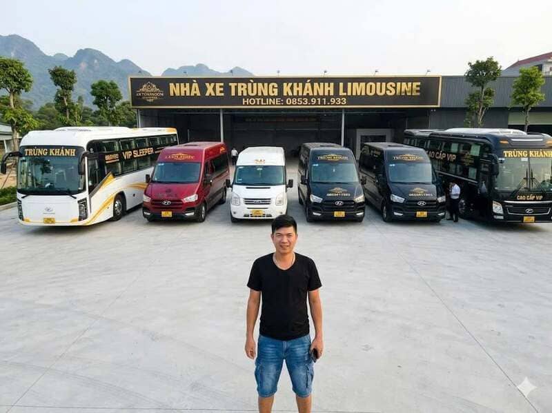 Nhà xe Trùng Khánh Limousine: Số điện thoại, giá vé & lịch trình