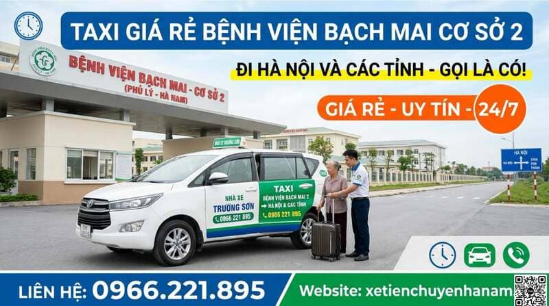 Nhà xe Trường Sơn Hà Nam: Lịch trình & số điện thoại đặt xe ghép