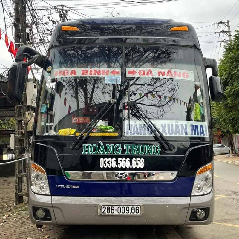 Nhà xe Hoàng Trung Hòa Bình - Sầm Sơn (Thanh Hóa) Đà Nẵng