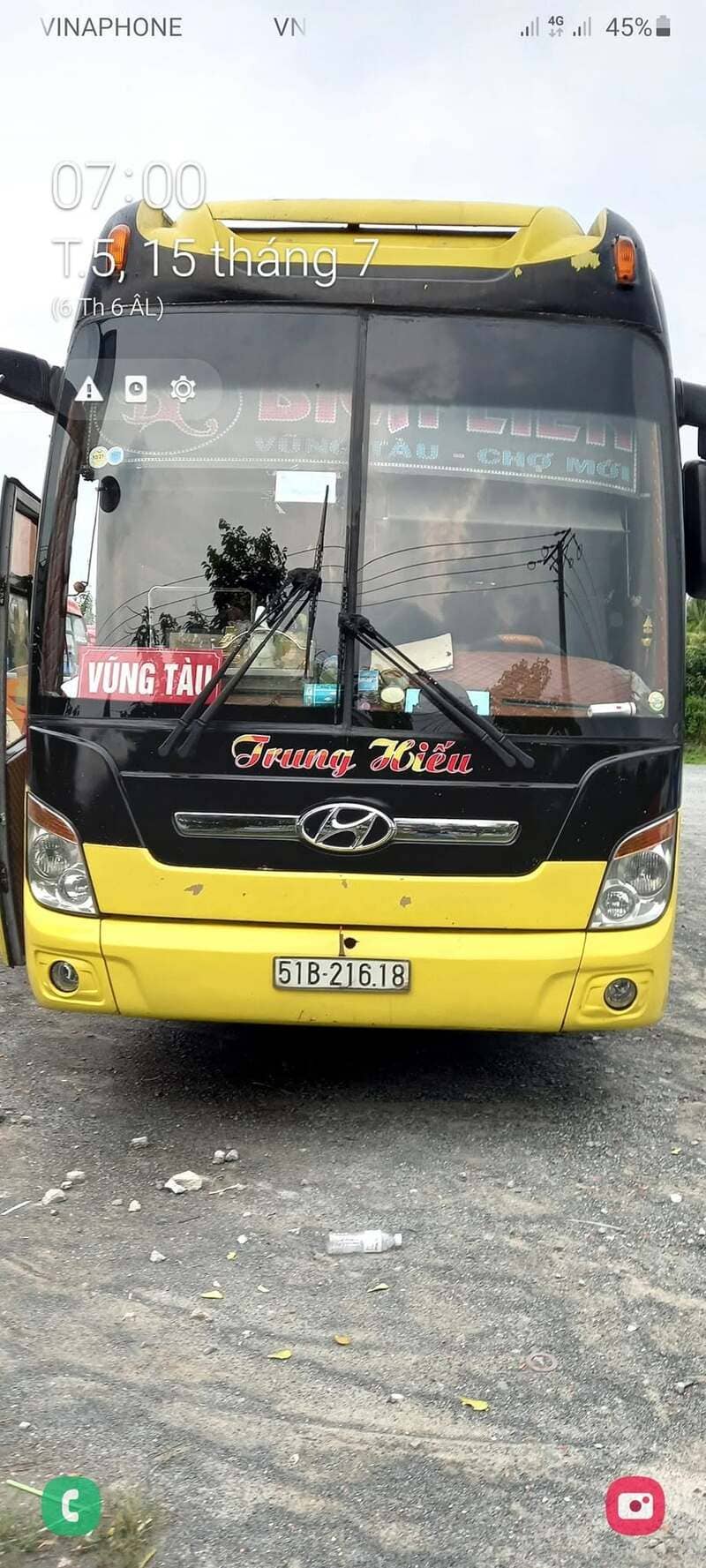 Nhà xe Trung Hiếu Vũng Tàu Chợ Mới (An Giang): Số điện thoại, giá vé